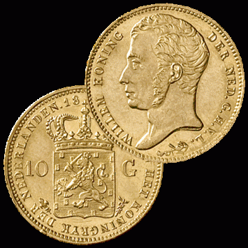 10 Gulden goud 1839